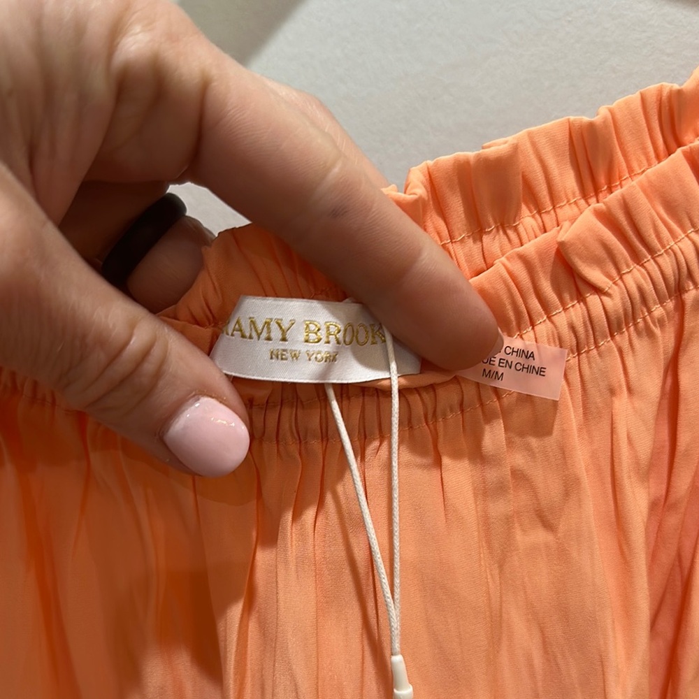 NWT RAMY BROOK Peach Off-Shoulder Women's Top - Picture 4 of 8